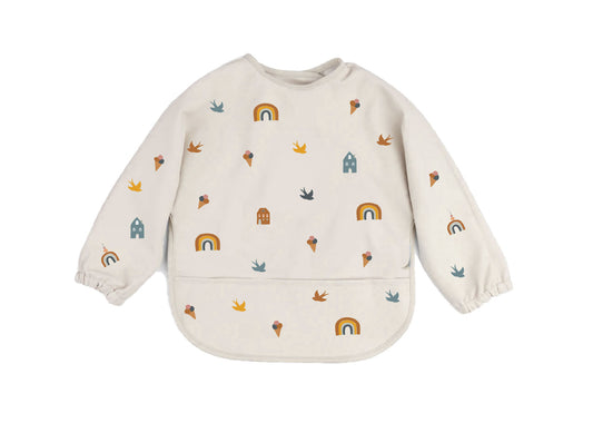 Baveta cu maneca lunga, Rainbow- The Cotton Cloud