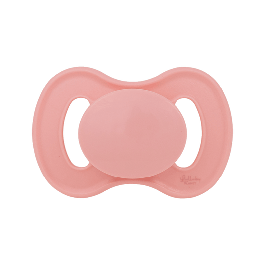 Suzeta round, 6-18 luni, pink coral, Lullaby Planet