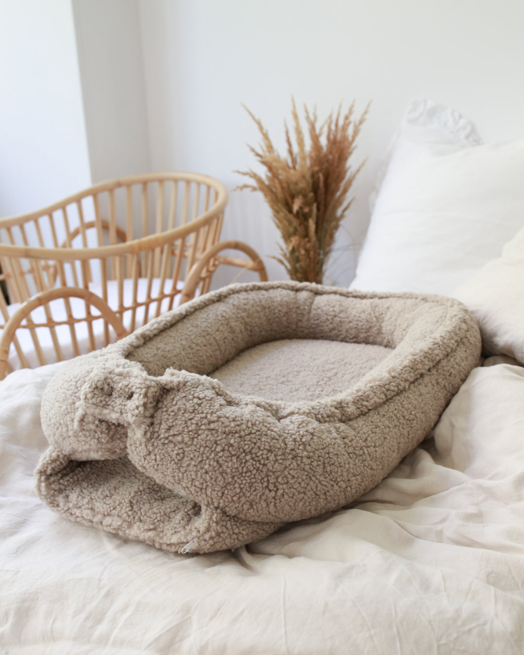 Babynest Teddy Taupe- Babyly