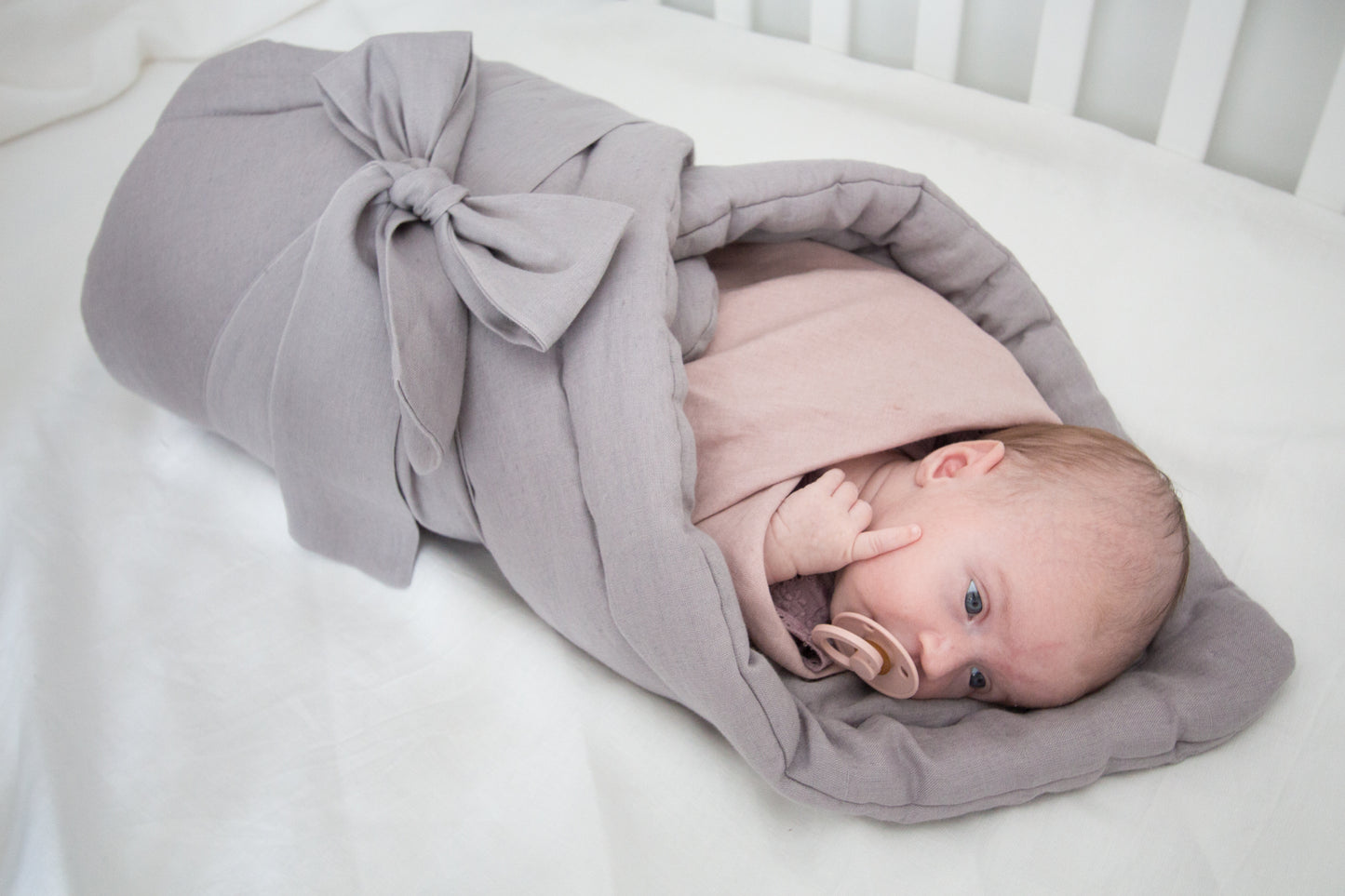 Wrap din panza pentru infasat Gray - Babyly