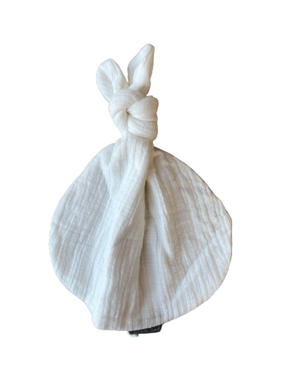 Cuddle toy rabbit, off white- Petit Juul