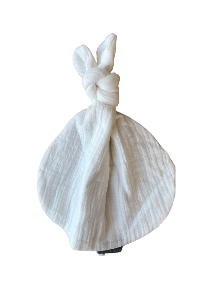 Cuddle toy rabbit, off white- Petit Juul