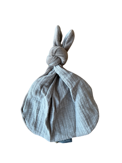 Cuddle toy rabbit, taupe- Petit Juul